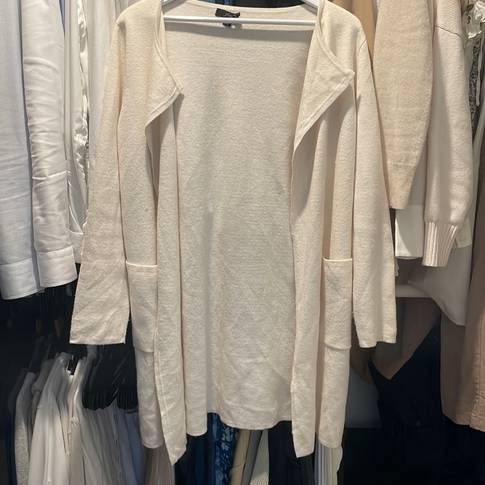 J. Crew 365 Juliette collarless Sweater Blazer